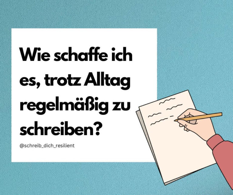 Wie schaffe ich es, trotz Alltag regelmäßig zu schreiben?